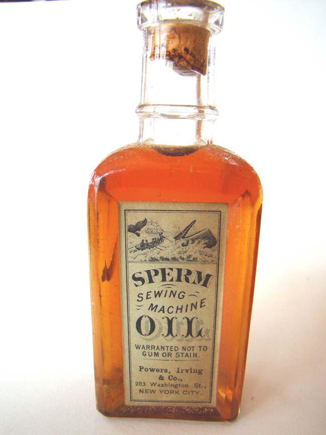 A RARE untouched case of 12 bottles of Sperm Sewing Machine Oil circa 1890-1910. — image 3